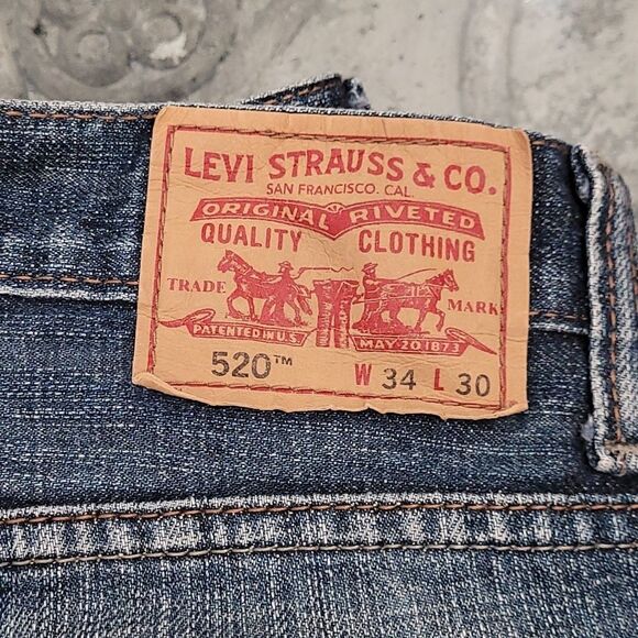 LEVI'S 520 JEANS - Picture 5 of 7